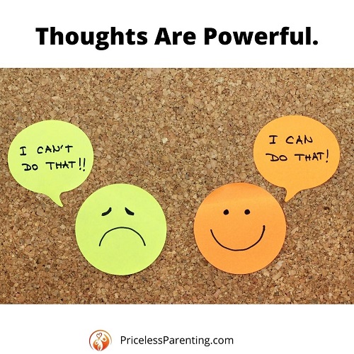 positive versus negative thoughts