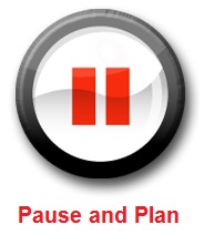 pause and plan icon