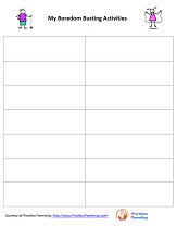 Daily Activity Chart For Preschoolers