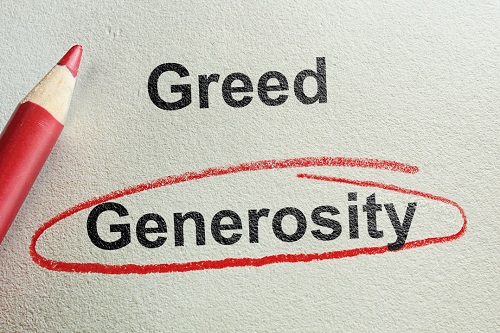 Greed or Generosity