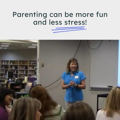 parents enjoying parenting class