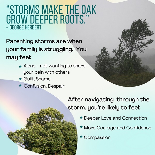 navigating parenting storms