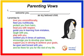 picture of parenting vows - I version