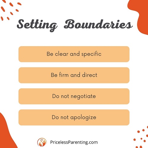 Tips for setting boundaries